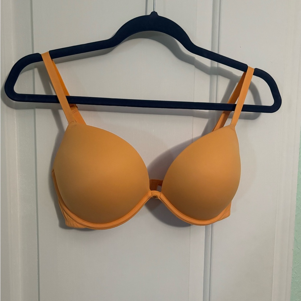 Victoria's Secret || PINK || Super Push Up || Vibrant Orange || Size 34D